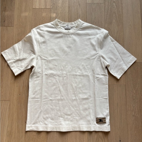 Burberry Other - Burberry Men’s White Cotton jersey T-shirt Size Small Oversized